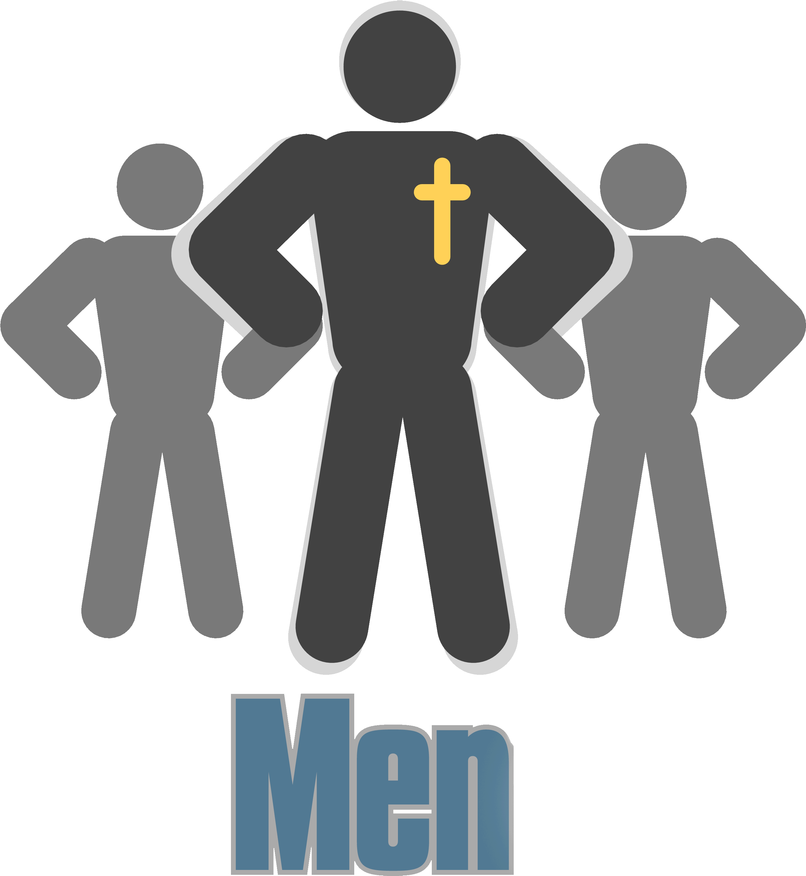 Men&bible Study Clipart - Men's Retreat (3300x3025)