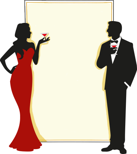 In Detroit, The City's Largest Slot Win Ever Was Raked - Man In Tuxedo Silhouette (443x498)