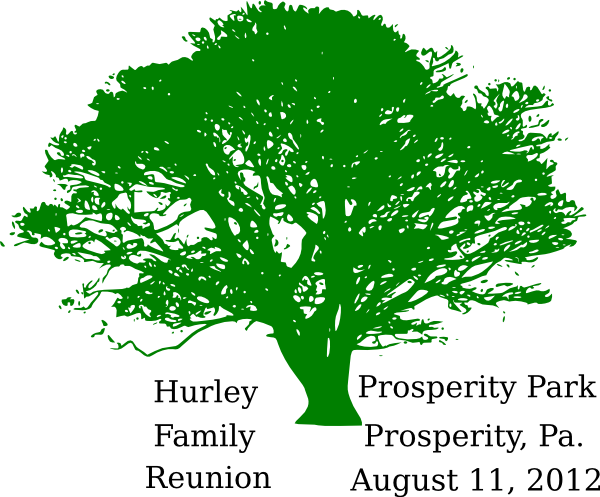 Free Family Reunion Tree Template - Black And White Tree Clipart (600x497)