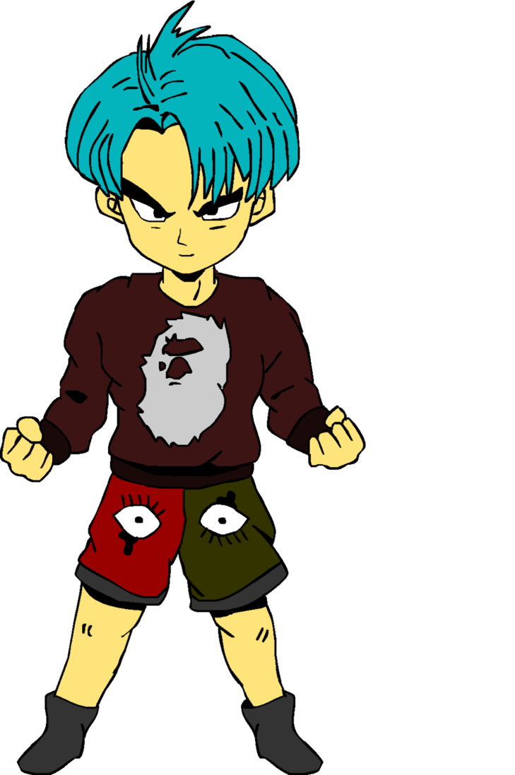Trunks X Bape By Therealsgtrain - Digital Art (729x1097)