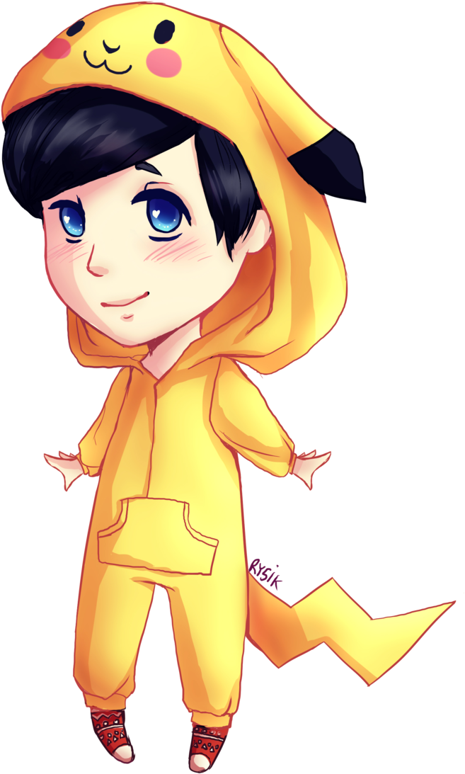 Phil Lester Cute Chibi By Rysikart Phil Lester Cute - Phil Lester Anime Drawing (1024x1448)