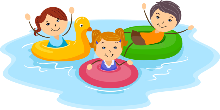 Free Clipart Swimming Illustration Image - Children Swimming Clipart (750x378)