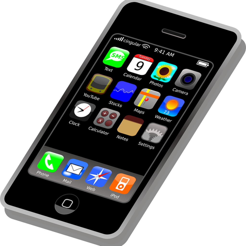 Cell Phone Clipart Cell Phone Public Domain The Most - Cell Phone Clipart (1024x1024)