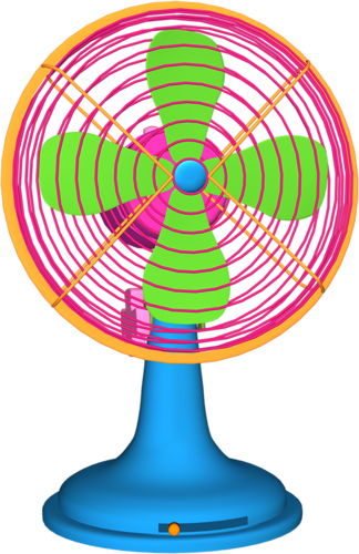 Ice Cream Art - Fan Clipart Png (324x500)