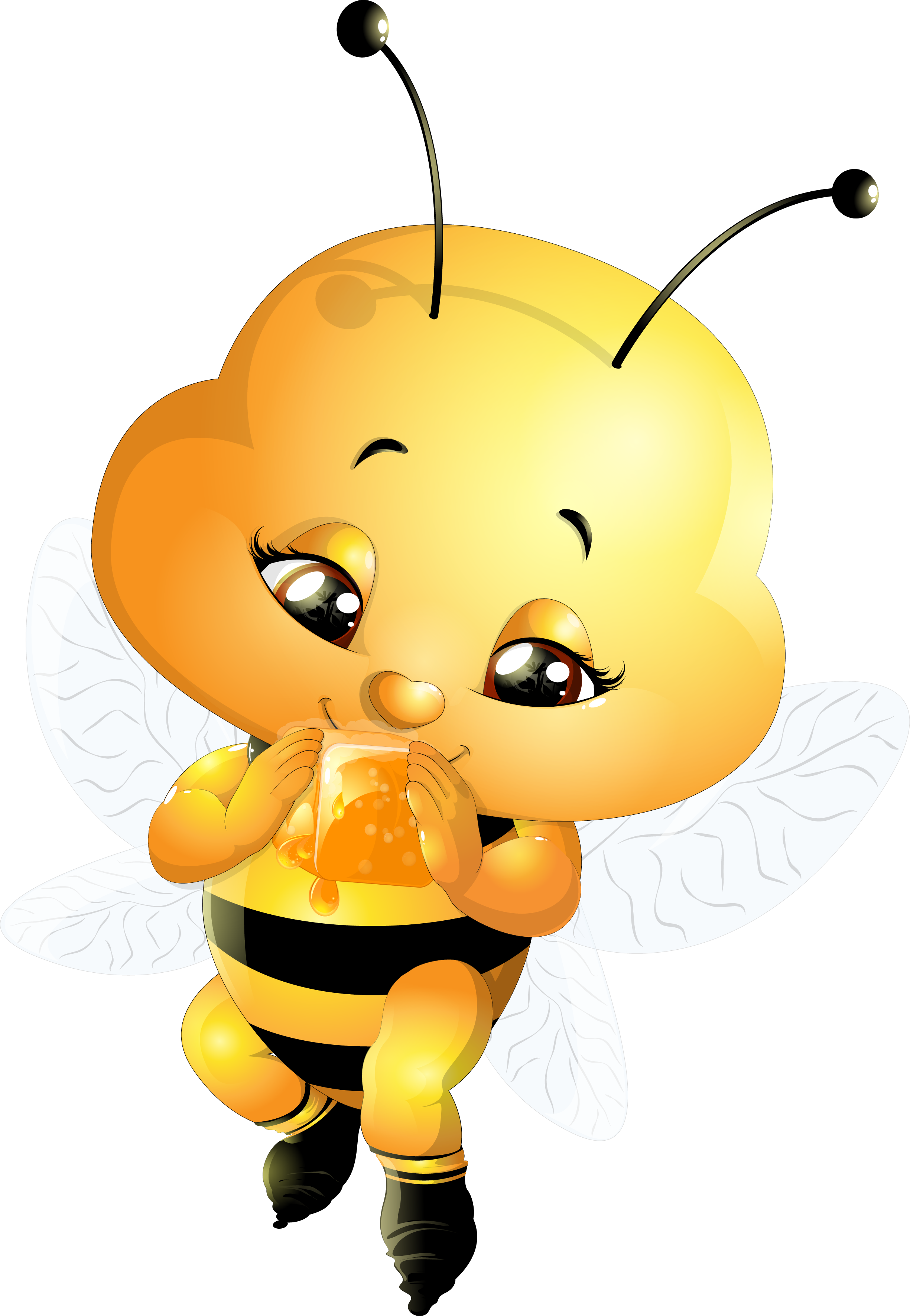 Insect Hornet Apidae Honey Bee - Cartoon Bees (2450x3542)