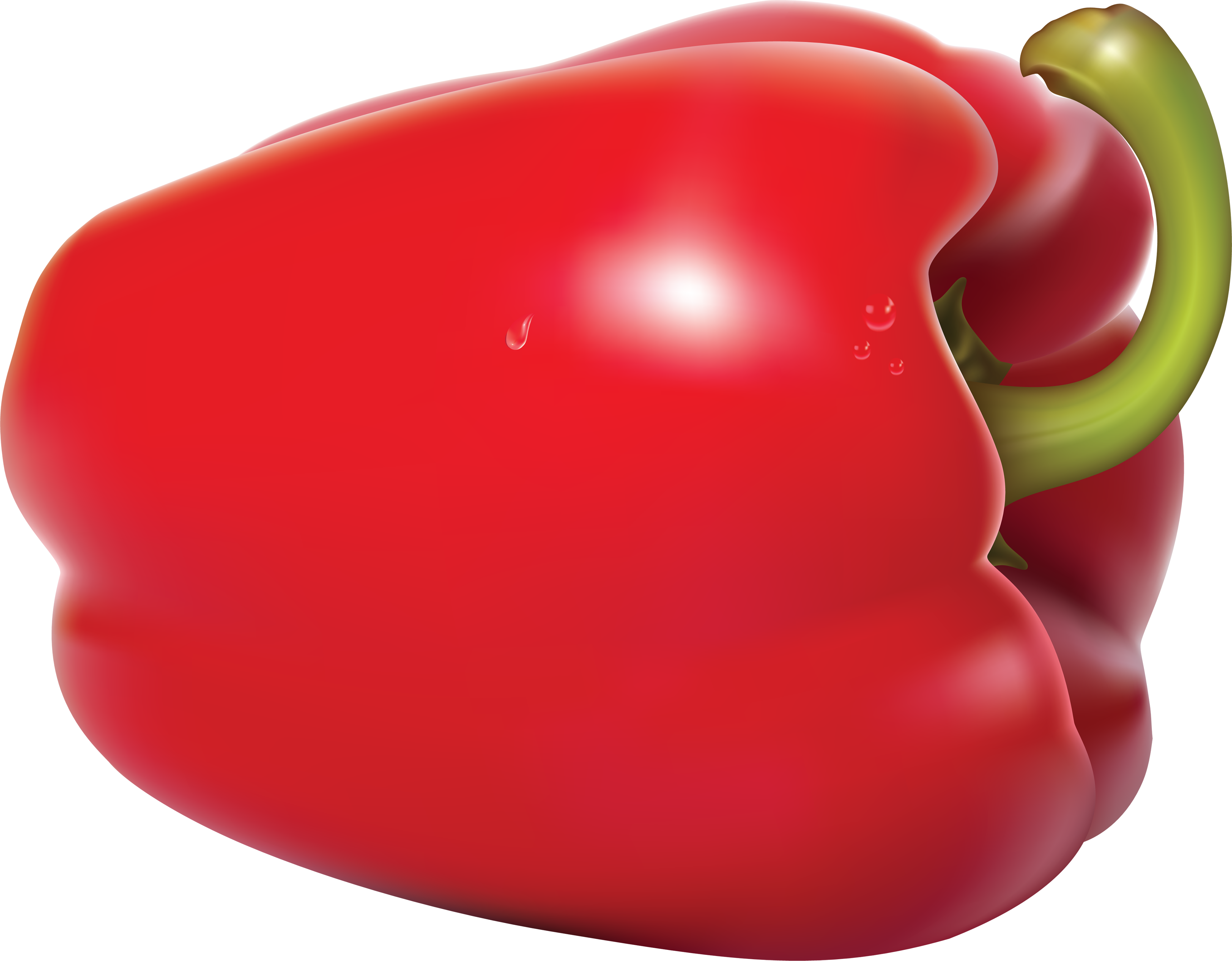 Red Pepper Png (3445x2688)