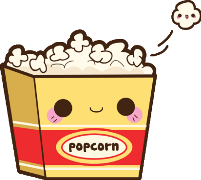 Popcorns Popcorn Maiz Tumblr - Kawaii Png (1024x1024)