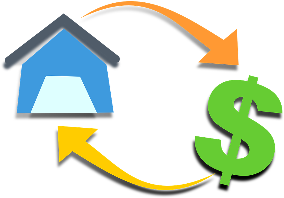 Student Loan Paid Clipart - Dollar And House Scales Icon (1280x932)