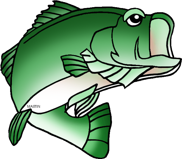 Tennessee State Sports Fish - Sea Bass Clip Art (648x571)