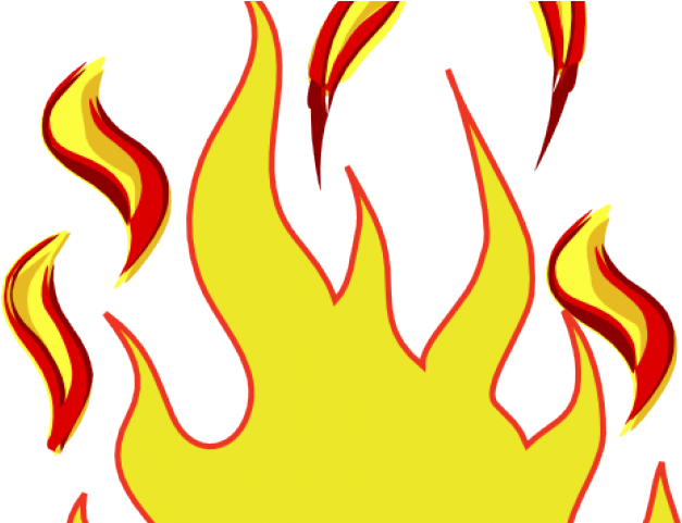 Flames Clipart Grill Flame - Flames Clip Art (640x480)