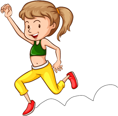 Hop - Clip Art Kids Dancing (400x389)