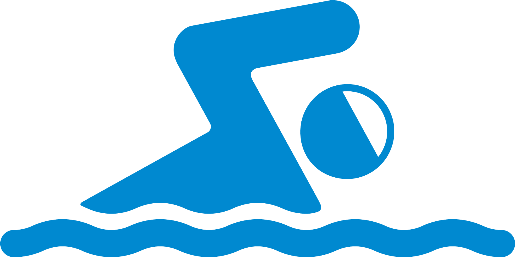 Minimalist Ymca Logo Clip Art Medium Size - Ymca Swim (1800x977)
