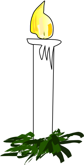 Advent Candle Clip Art At Clker - Advent Candle Clip Art (282x592)