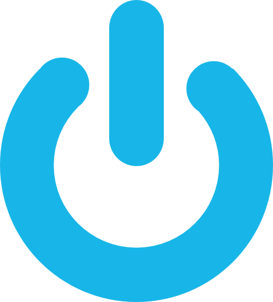 Logout Icon Png Blue (540x596)