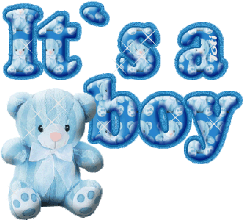 Congratulations Its A Boy Clipart Download - Animated Its A Boy (368x329)