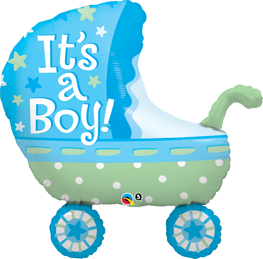 43285 - - - It's A Boy Baby Stroller - It's A Boy Baby (1041x1025)