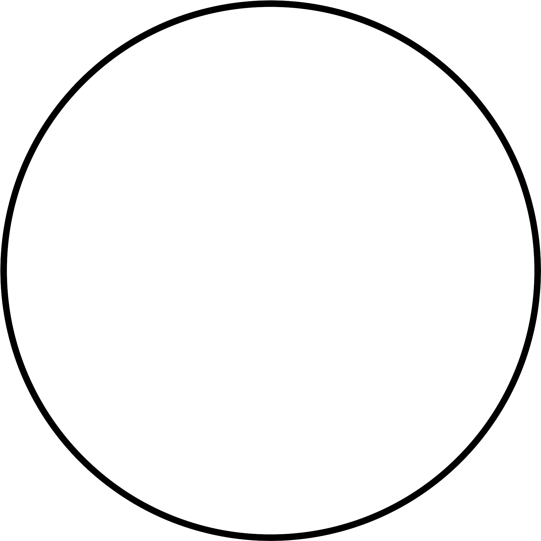 Circle Clipart - Poligono De 18 Lados (1950x1950)