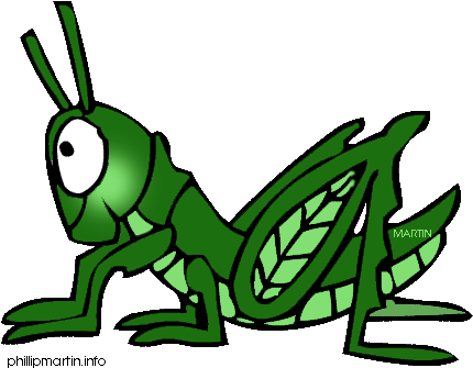 Awesome To Do Clip Art Grasshopper Vector Clipart Panda - Food Chain For Frogs (451x354)