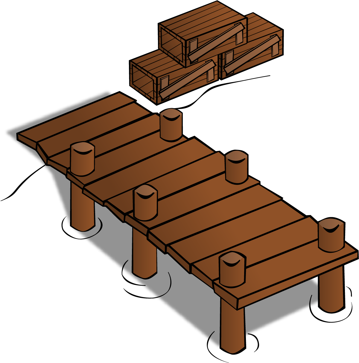 Dock Clip Art - Dock Clipart Png (1298x1244)
