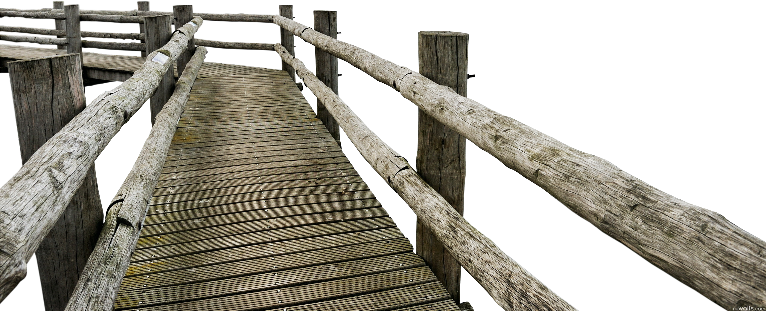 Timber Bridge Clip Art - Bridge (2560x1321)