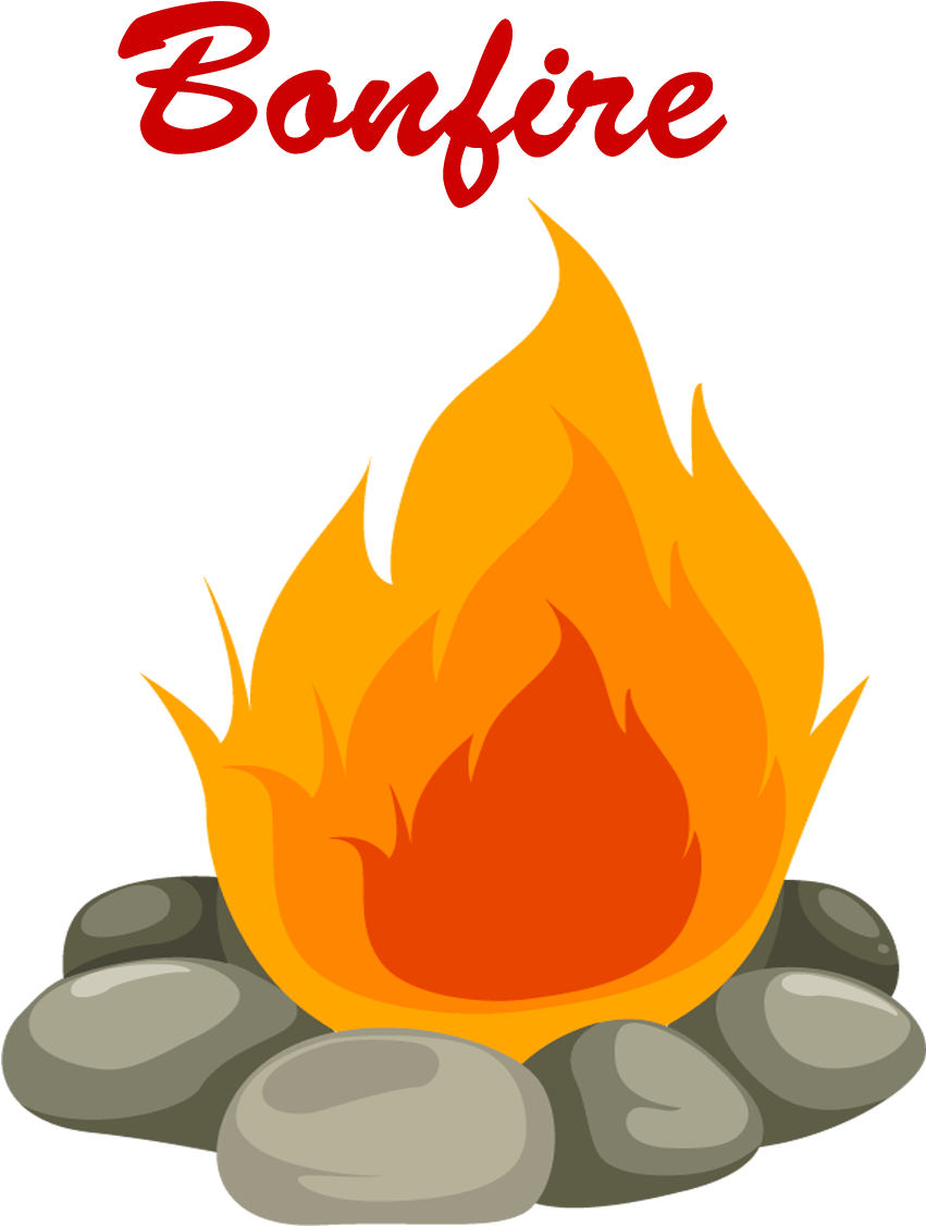 Bonfire Png Picture - Cartoon Campfire (1920x1200)