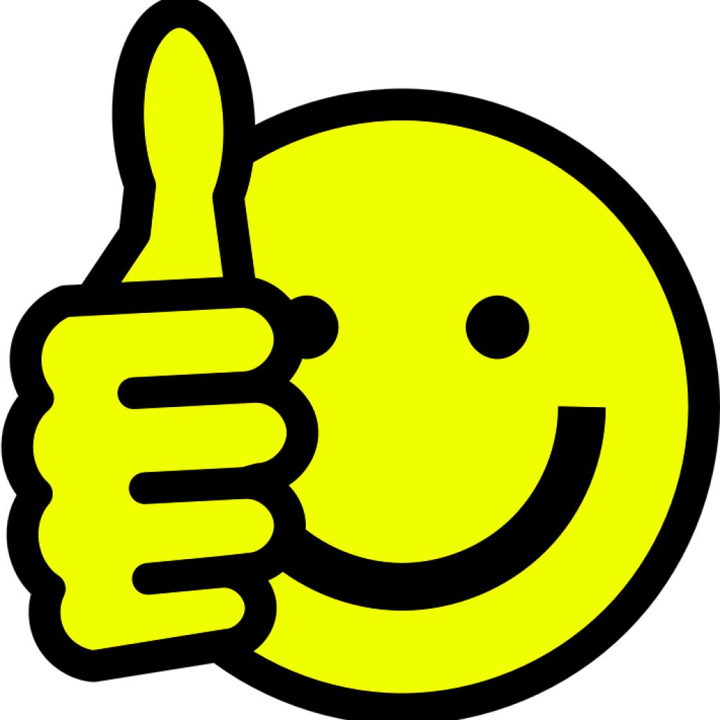 Happy Face Thumbs Up St Patricks Day Clipart Hatenylo - 300 X 300 Pixel (1024x1024)