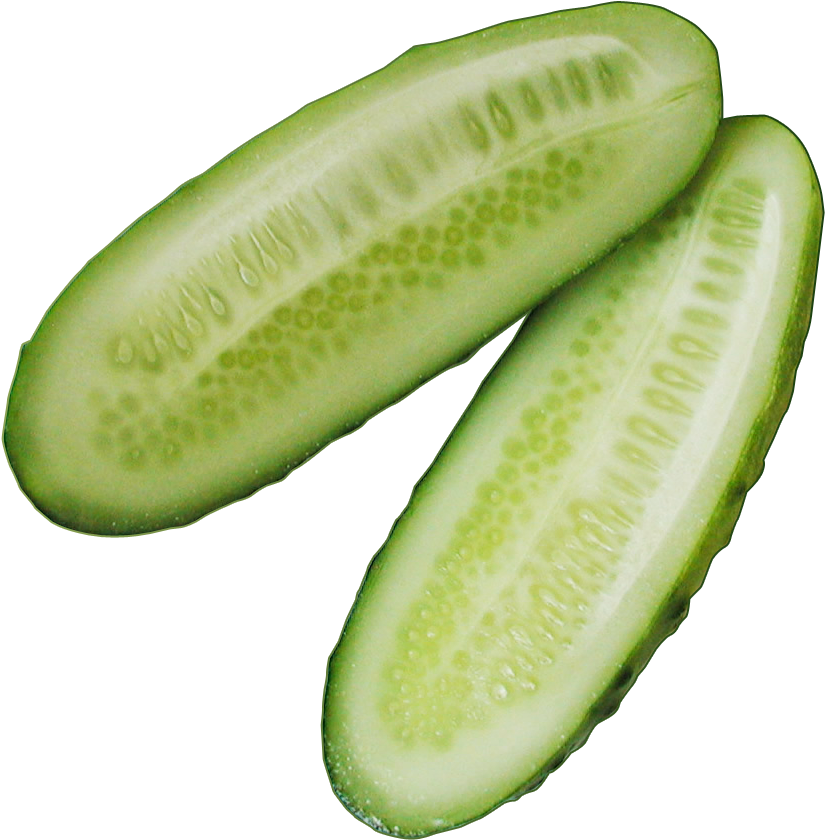 Cucumbers Png Transparent Image - Sliced Cucumber Png (962x947)