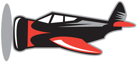 Clipart, Plane, Personal Plane, Symbol - Airplane (640x433)