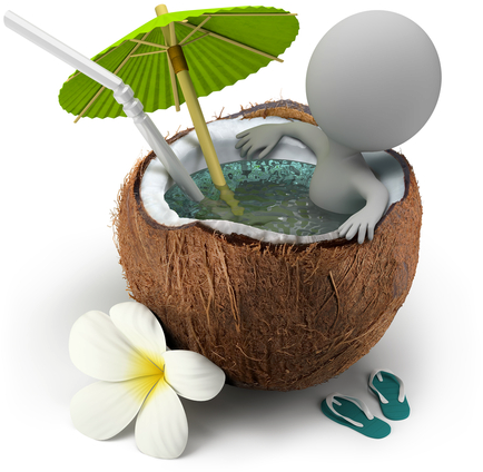 Ingredients And Materials Used For Production Of Coconut - Relaxing Coconut (500x500)