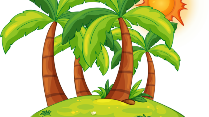 Beach Clipart Photos - Islands Cartoon (678x381)