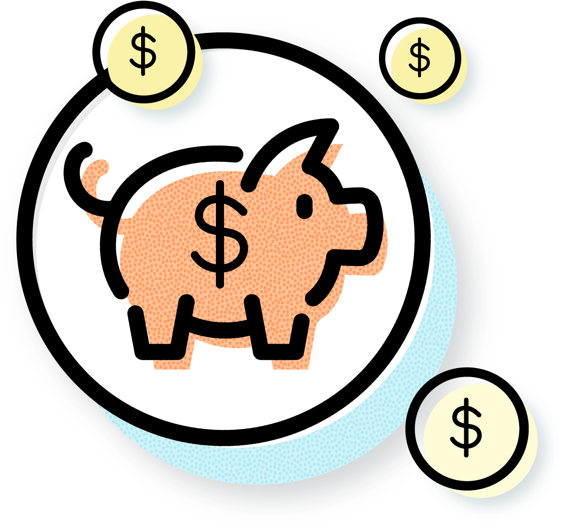 Save Money - - Piggy Bank (1159x1080)