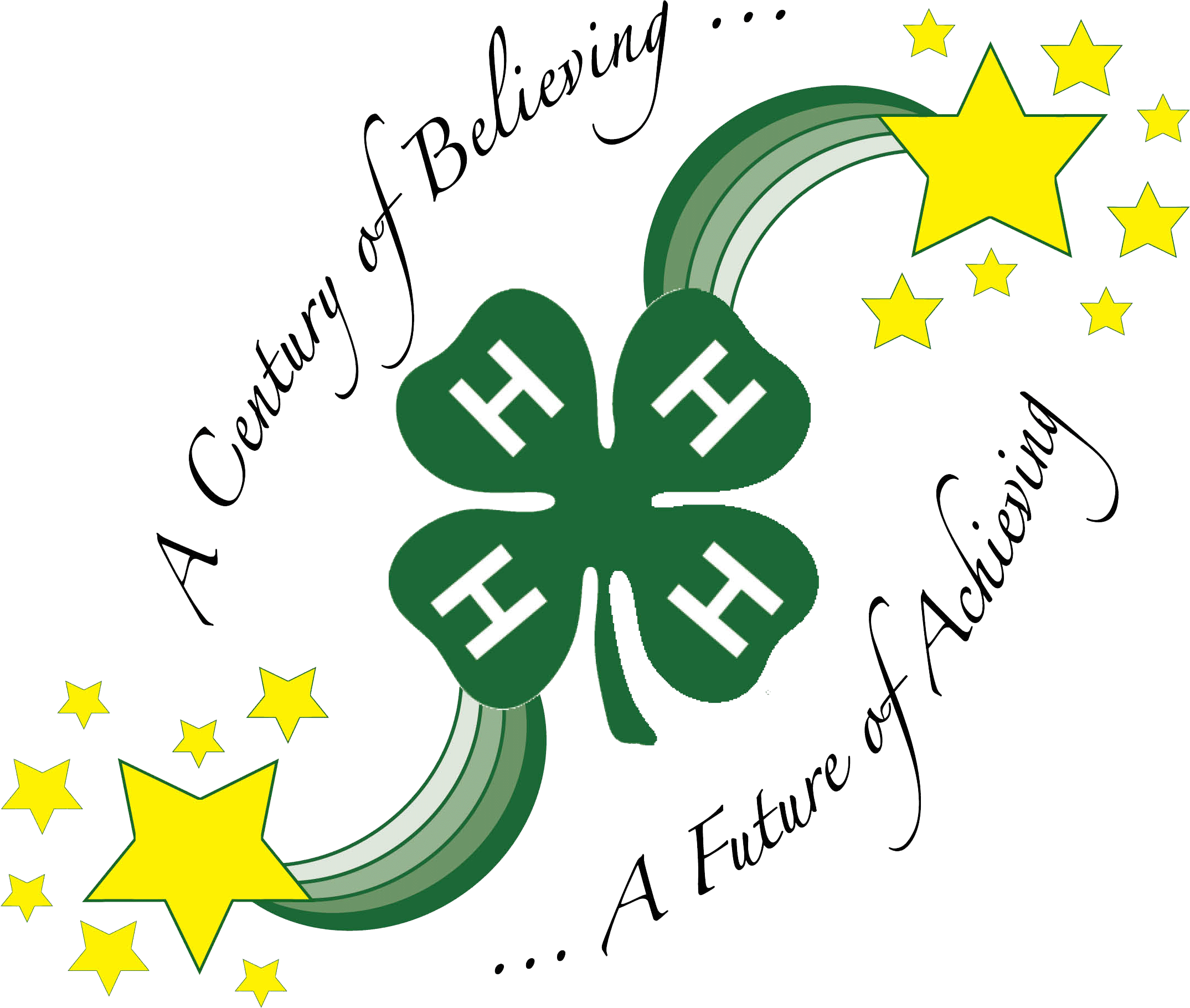 4 H Logo Clipart - 4 H Clover (2149x1820)