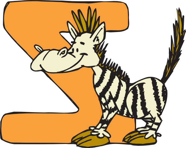 Animal Z Clip Art - Animal Z Clip Art (600x476)
