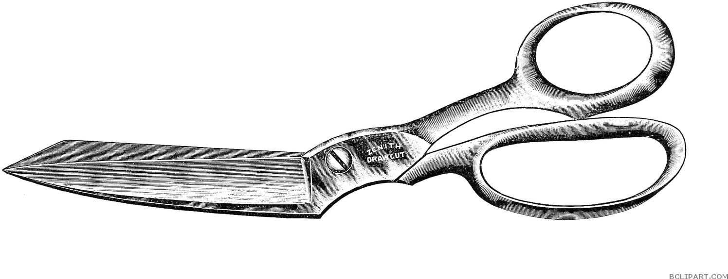 Vintage Scissor Tools Free Clipart Images Bclipart - Clip Art (1600x716)
