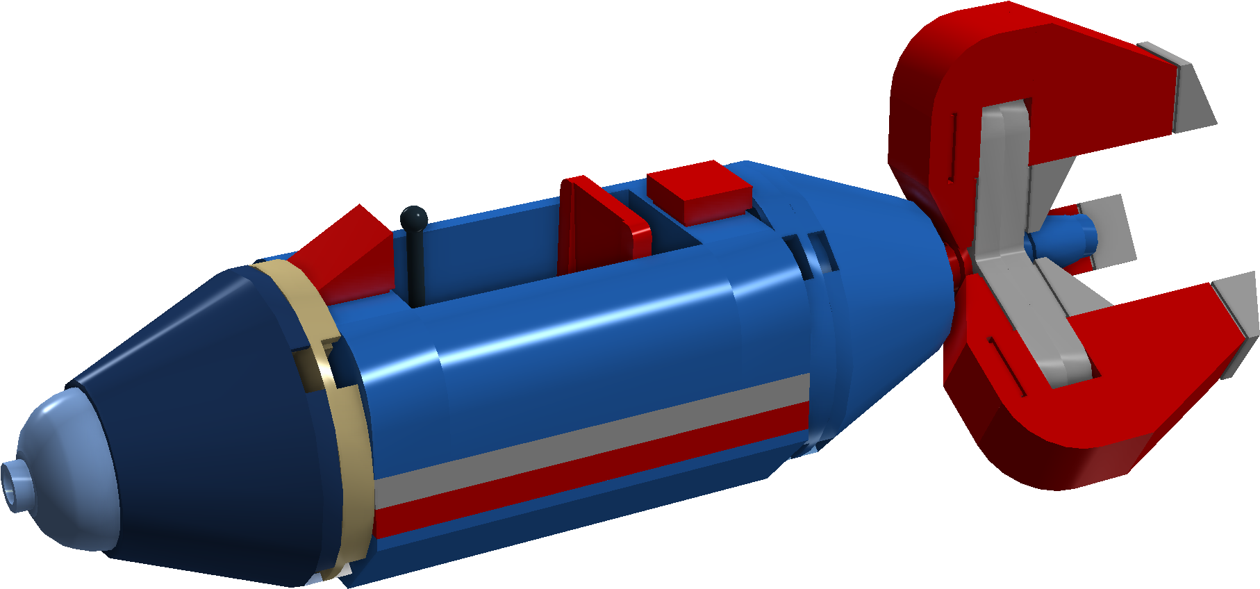 Lego Club Rocket - Lego Rocket Png (1905x901)