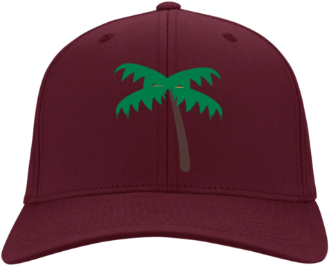 Palm Tree Emoji Stc10 Sport-tek Dry Zone Nylon Cap - American Acoustic Guitar Snapback Cap (480x480)