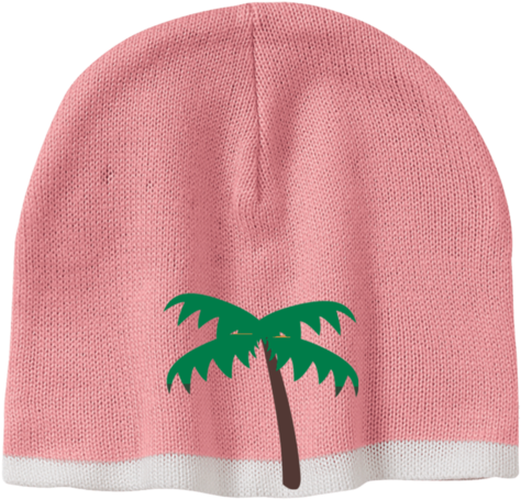 Palm Tree Emoji Cp91 100% Acrylic Beanie - Palm Tree Emoji Cp86 Port & Co. Five Panel Twill (480x480)