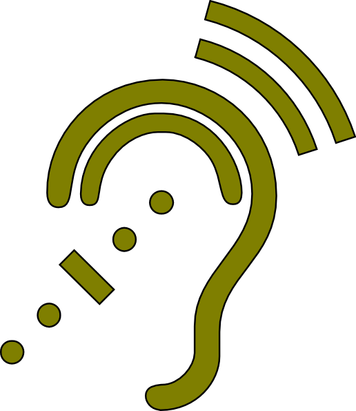 Hearing Clipart - Technological Aids Clipart (516x595)