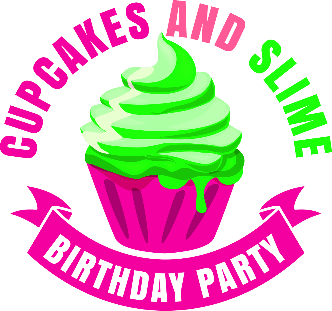 Cupcakes And Slime Birthday Party - Party (1149x1076)