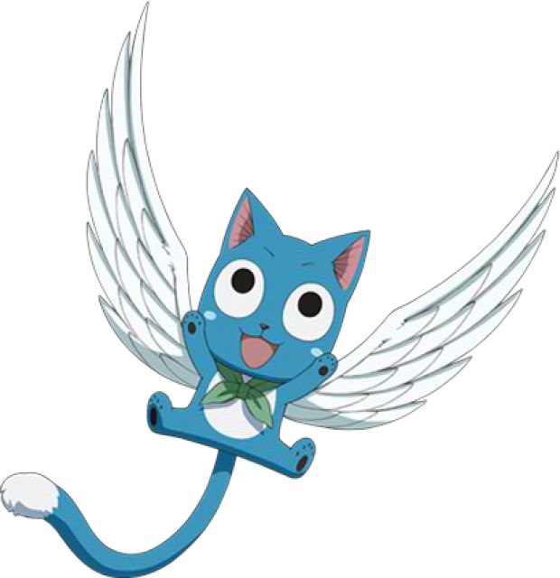Happy - Happy From Fairy Tail (620x640)