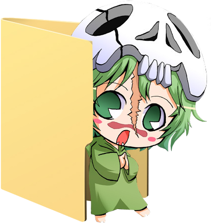 Neliel Folder Icon[bleach] By Hinatka3991 - Chibi Anime Folder Icon (469x483)