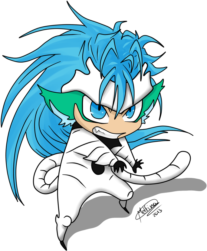 Grimmjow Jaegerjaquez By Melfina93 - Cartoon (828x964)