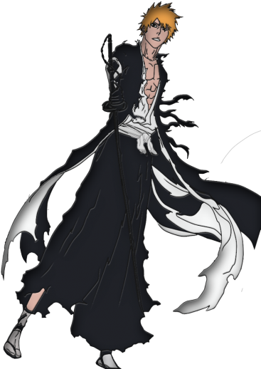 Bleach Clipart Photo 16 Png Images - Kurosaki Ichigo Bankai Final (400x550)