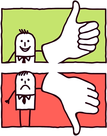 Good Customer Service Is Up To You Business Of You - Positive Vs Negative People (400x470)