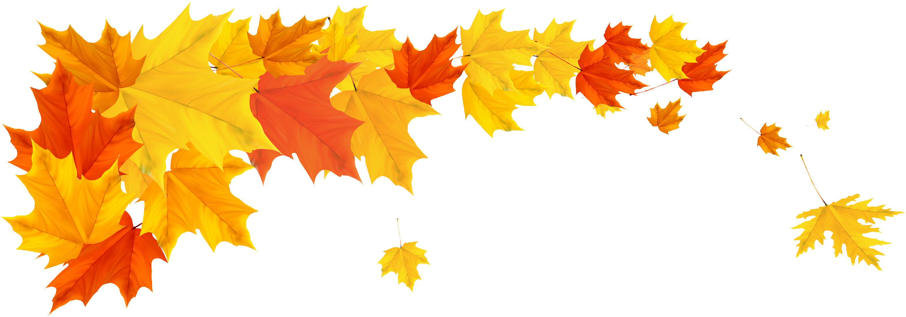 Autumn Desktop Wallpaper Clip Art - Fall Png (3245x1449)