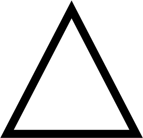 Bleach - Triangle Png (500x467)