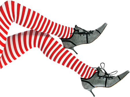Witch-098 - Witch Red Shoes Clipart (450x336)