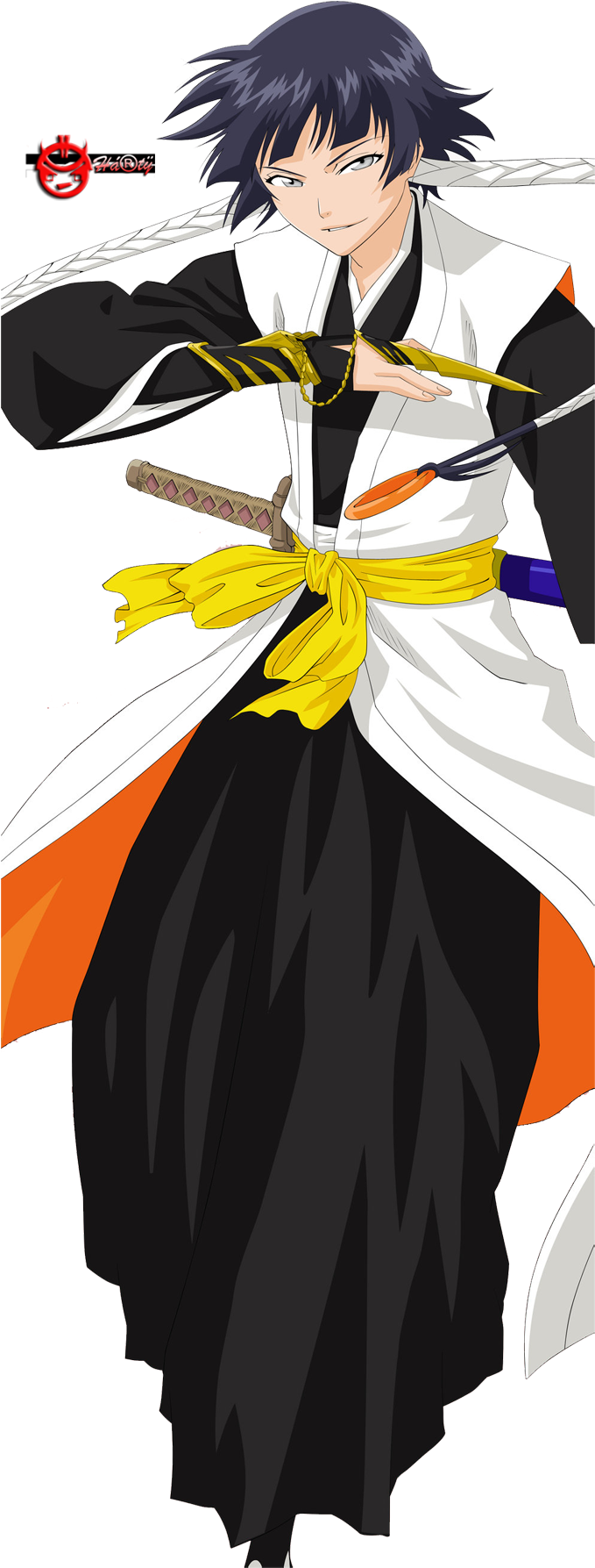 Bleach Render - Bleach Soi Fon Png (700x1853)