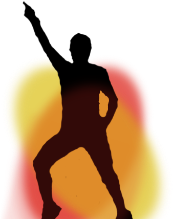 Are You Ready It's Showtime - Silhouette (344x427)