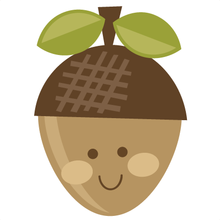 Cute Acorn Svg Cut File For Scrapbooking Acorn Svg - Woodland Acorn Clip Art (432x432)